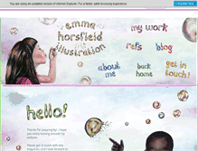 Tablet Screenshot of emmahorsfield.com